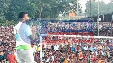 राँची के टाटीसिलवे ईईएफ मैदान में टाइगर जयराम महतो ने भरी हुंकार, मांगे 2 सांसद 1 Tiger Jairam Mahato roared at Tatisilve EEF ground in Ranchi asked for 2 MPs