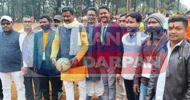 Grand inauguration of the three day first Didi Neelam Anand Memorial Football Tournament