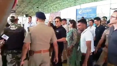 God of Cricket reached Ormanjhi for Sachin Tendulkar Foundation