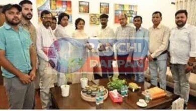 The team of Ranchi Press Club met Kalpana Soren and even asked for 'bar lines'!