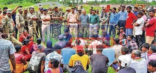 गेतलसूद डैम पर सोलर एनर्जी प्लांट को लेकर गोलबंद हुए ग्रामीण, हंगामा, वार्ता विफल