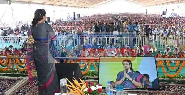 'Maiyaan Samman Yatra' started from the birthplace of Lord Birsa Munda, Kalpana Soren's sharp attack on BJP 'Maiyaan Samman Yatra' started from the birthplace of Lord Birsa Munda, Kalpana Soren's sharp attack on BJP