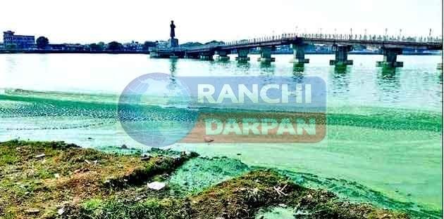 गंदगी और दुर्गंध का पर्याय बना रांची का दिल बड़ा तालाब, एसटीपी बना सफेद हाथी