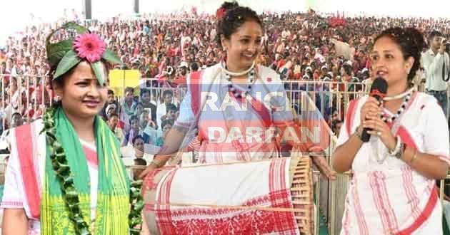 Women Empowerment Mainiya Samman Yatra reached Sisai block of Gumla Women Empowerment: Mainiya Samman Yatra reached Sisai block of Gumla