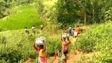 Shameful reality Even today women are climbing mountains for water