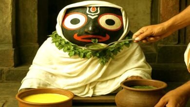 Lord Jagannath fell ill, drinking turmeric milk and Tulsi decoction, crowd of devotees gathered