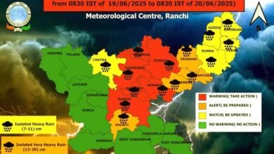 Ranchi District Administration issued heavy rain warning!