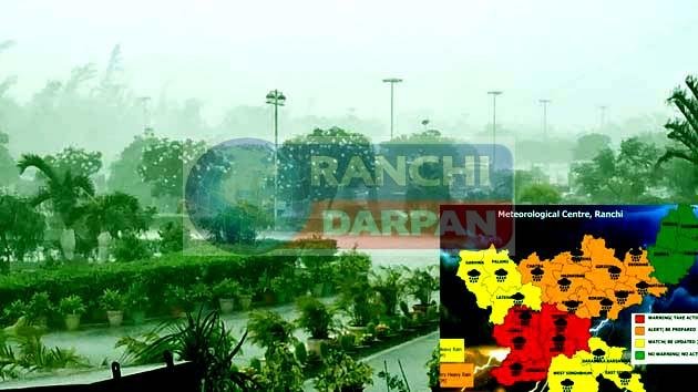 रांची में भारी बारिश का रेड अलर्ट: सभी स्कूल 20 जून को भी बंद