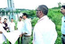 Chief Minister did a site inspection of the convention center under construction in Dhurva