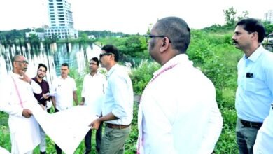 Chief Minister did a site inspection of the convention center under construction in Dhurva
