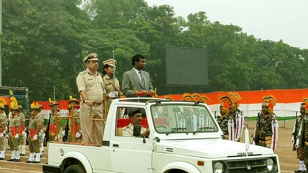 मोरहाबादी मैदान में स्वतंत्रता दिवस 2025 की फुल ड्रेस रिहर्सल संपन्न 1 Full dress rehearsal of Independence Day 2025 concluded at Morhabadi Ground