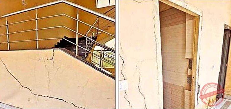 DSPMU भवन बना खतरे का घर, 35 करोड़ से 3 साल पहले हुआ निर्माण 1 DSPMU building becomes a dangerous house constructed 3 years ago at a cost of Rs 35 crore