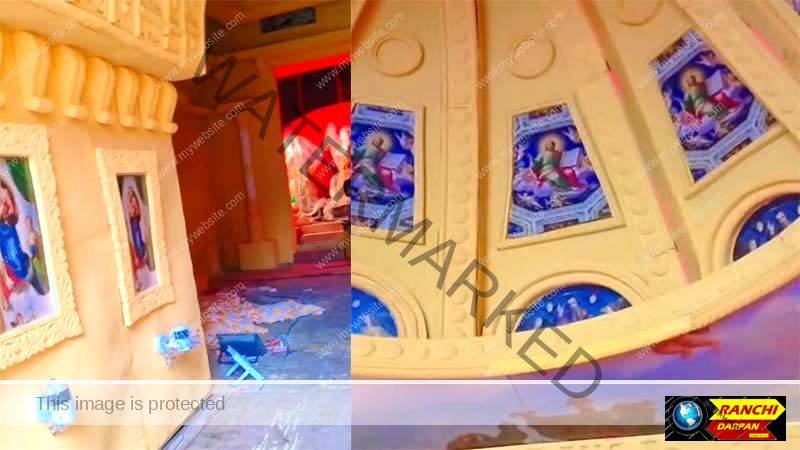 Durga Puja pandal disguised as a church An example of harmony or a mockery of religious sentiments 1