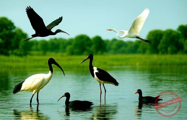 दुर्लभ प्रवासी परिंदों की से चहक उठे झारखंड के जलाशय 1 Jharkhands reservoirs are filled with rare migratory birds