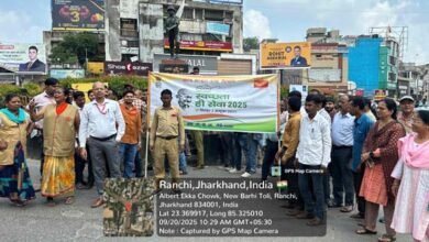 Ranchi Postal Division gave the message of Clean Post Office Clean India