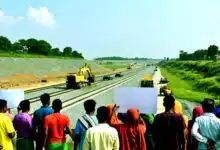 Anger over the Kathautiya Duari rail section the Shivpur project igniting displacement 1