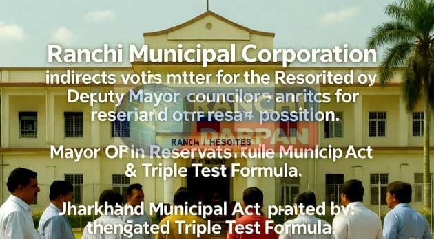 रांची नगर निकाय चुनाव में बड़ा बदलाव, डिप्टी मेयर के चयन के नियम भी बदले