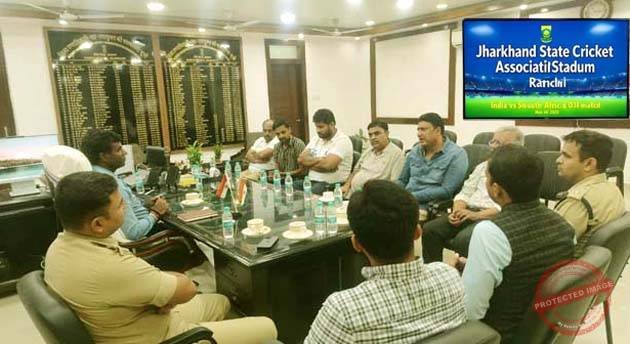 रांची में भारत-दक्षिण अफ्रीका वनडे मैच की तैयारियां जोरों पर 1 Preparations in full swing for India South Africa ODI match in Ranchi