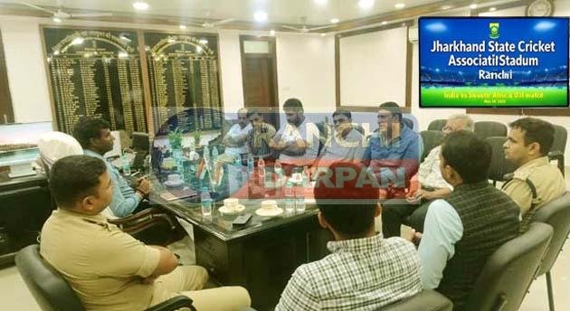 Preparations in full swing for India-South Africa ODI match in Ranchi