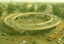 A round flyover will be built at Argora Chowk providing major relief from traffic jams from four directions