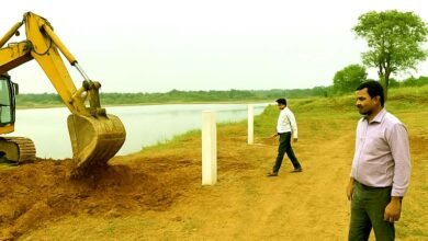 Demarcation of Kanke Dam creates panic among land mafia and encroachers 1