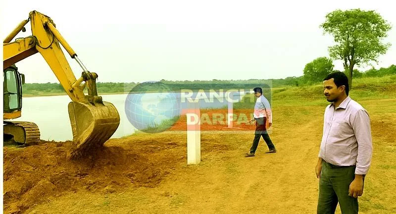 Demarcation of Kanke Dam creates panic among land mafia and encroachers 1