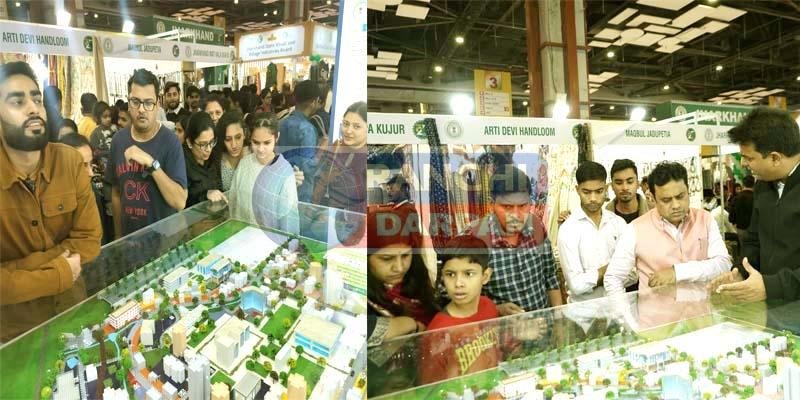 The demo of Ranchi Smart City Model stole the show at the Jharkhand Pavilion!