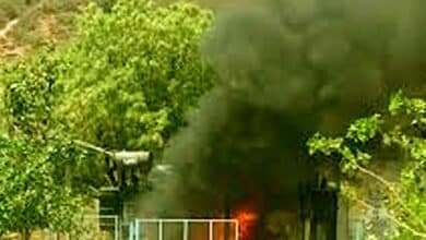 पुंदाग IIM ब्रिज के पास 33 केवी केबल में लगी आग, पावर सप्लाई ठप 9 A fire broke out in a 33 KV cable near the Pundag IIM bridge disrupting the power supply