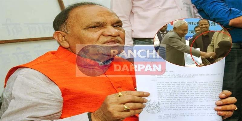 Nitish Hijab controversy Ranchi BJP MLA CP Singh claims Dr Nusrat has a connection to the Delhi blasts