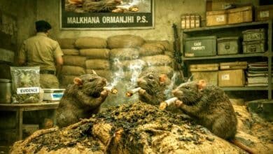 ओरमांझी थाना के मालखाने में चूहे फूंक डाले एक करोड़ का गांजा! 8 Rats have destroyed marijuana worth one crore rupees in the storeroom of Ormanjhi police station