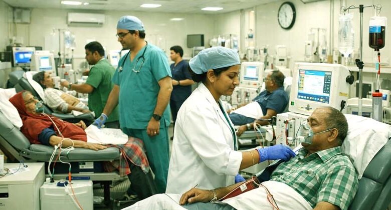 Big relief for kidney patients Dialysis will now be performed in three shifts daily at RIMS