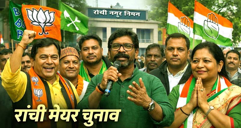 रांची मेयर चुनाव: गैर-दलीय लड़ाई में भी पार्टीगत इन दावेदारों की होड़ ने बढ़ाई सरगर्मी 2 Ranchi mayoral election The competition among these party affiliated candidates even in a non partisan contest has intensified the political activity