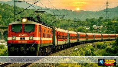 The Rajdhani Express will now run via Ranchi Tatisilwe Mesra Barkakana Tori