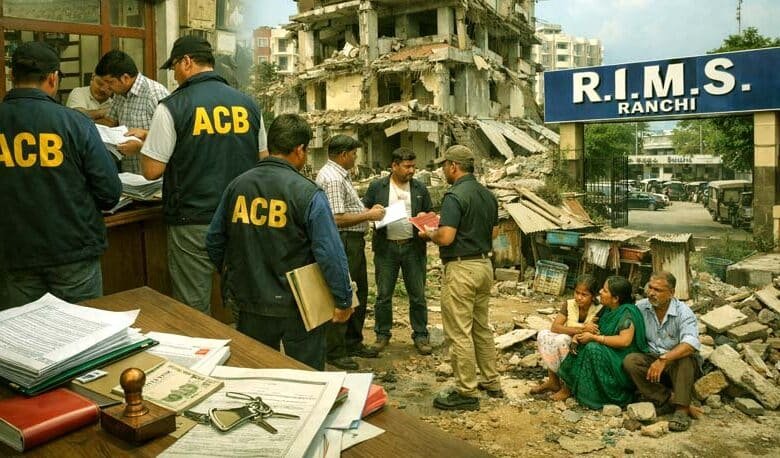 रिम्स जमीन घोटाले की परतें खुलने लगीं, ACB की जांच तेज, रजिस्ट्री कराने वालों की तलाश 1 The layers of the RIMS land scam are beginning to unravel the ACB investigation has intensified and authorities are searching for those who registered the properties