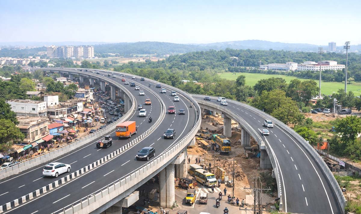 करमटोली–चिरौंदी फ्लाइओवर परियोजना का प्रस्तावित दृश्य, रांची