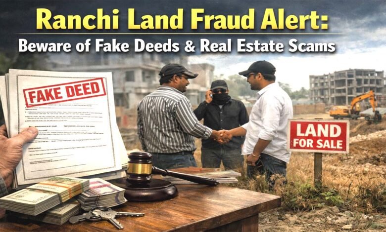 Buying Land in Ranchi : रांची में जमीन खरीदने से पहले ये जरुर जान लें, वरना जीवन भर पछताएंगे 1 How are plot deeds forged in Ranchi, Legitimate Ways to Inspect Land