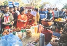 cip surakshak bhiksha andolan kanke mla assurance