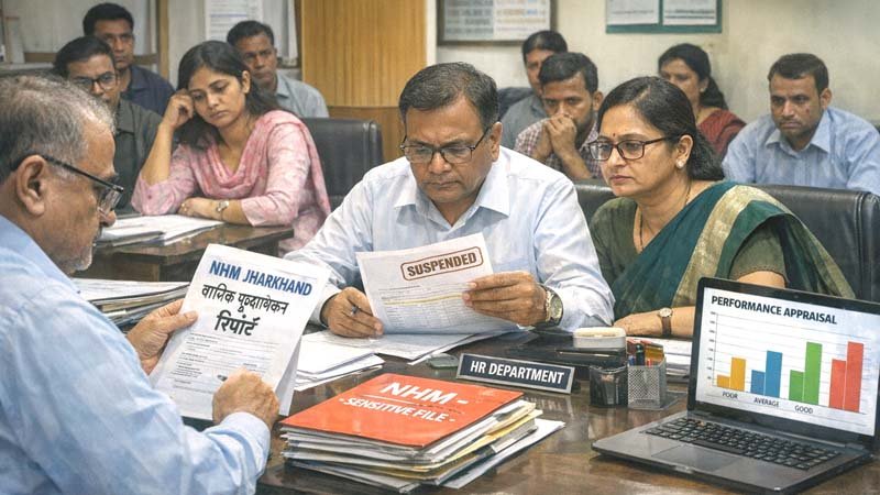 झारखंड एनएचएमः 52 दागी संविदा कर्मियों की वेतनवृद्धि पर रोक, मचा हड़कंप