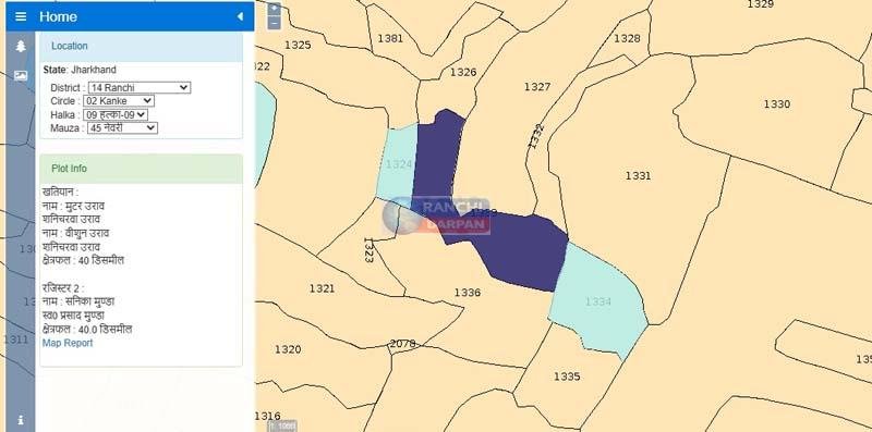 कांके अंचल कार्यालय के नेवरी मौजा में नक्शा से ‘गायब’ हुआ आदिवासी प्लॉट! 5 kanke anchal nevari adivasi plot 1333 land scam jamabandi gadbad 5