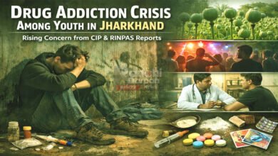 Drug addiction report Jharkhand Mental health and drugs India