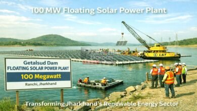गेतलसूद डैम बन रहा झारखंड का सोलर हब, फ्लोटिंग प्लांट से जल्द मिलेगी 100mw करंट 6 major boost to green energy in Ranchi